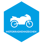 Motorradkennzeichen
