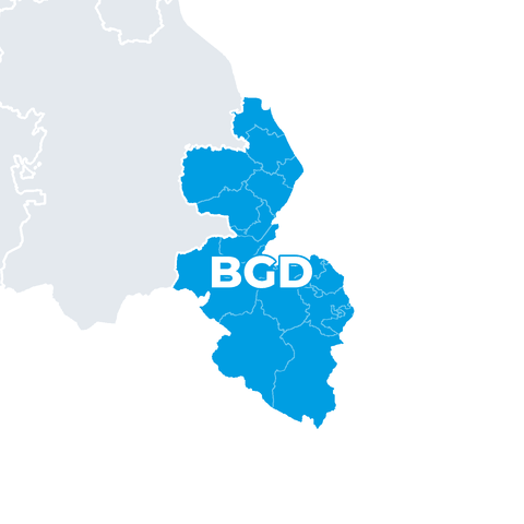 Karte Landkreis Berchtesgadener Land (BGD)