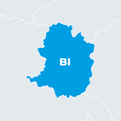 Karte Stadt Bielefeld (BI)