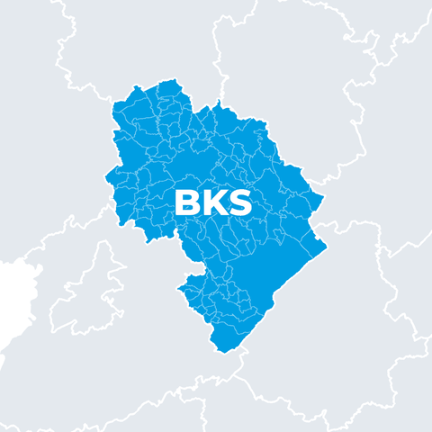 Karte Landkreis Bernkastel-Wittlich (BKS)