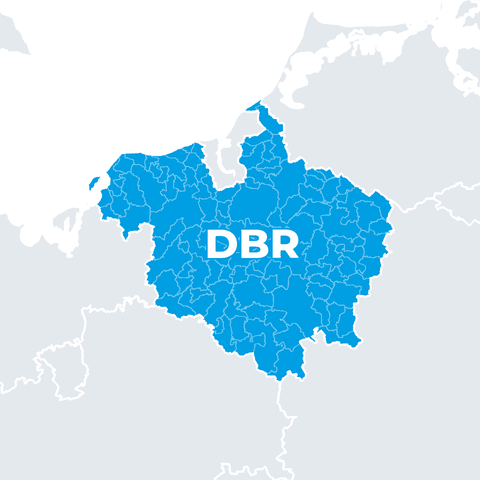 Karte Landkreis Rostock (DBR)