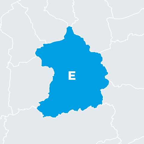Karte Stadt Essen (E)
