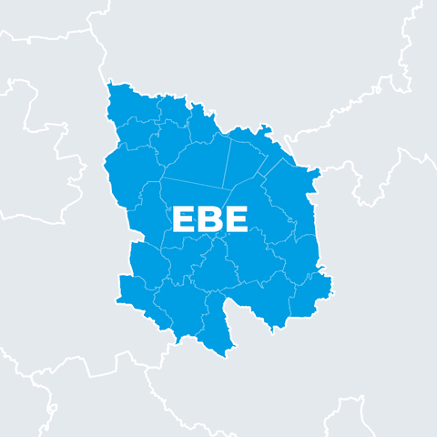 Karte Landkreis Ebersberg (EBE)
