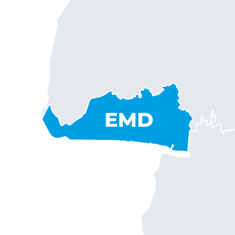 Karte Stadt Emden (EMD)