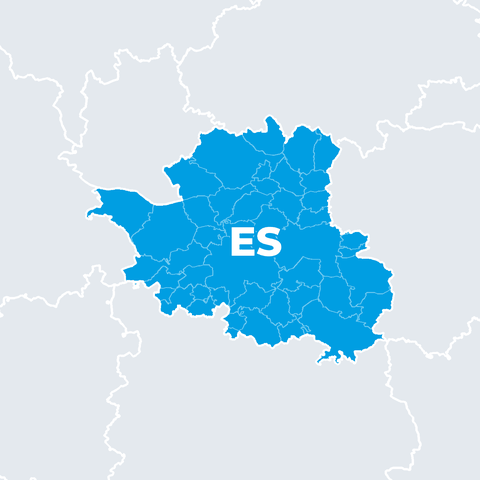 Karte Landkreis Esslingen (ES)