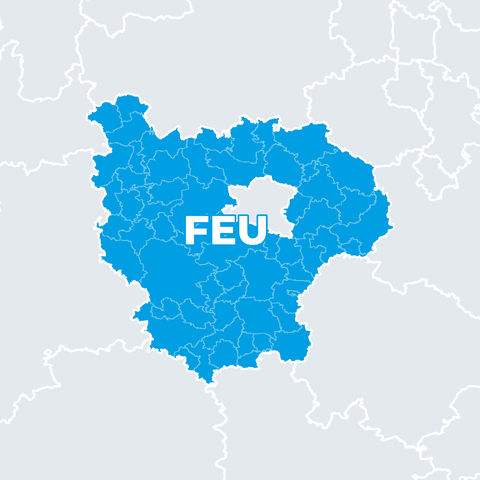 Karte Landkreis Ansbach (FEU)