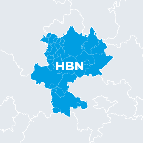 Karte Landkreis Hildburghausen (HBN)
