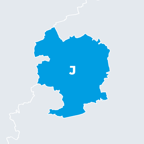 Karte Stadt Jena (J)