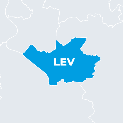 Karte Stadt Leverkusen (LEV)