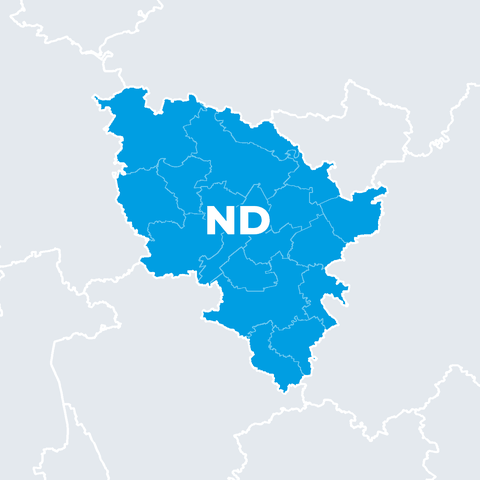 Karte Landkreis Neuburg-Schrobenhausen (ND)