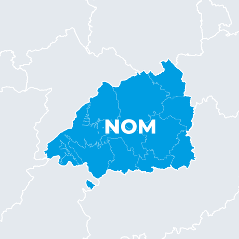 Karte Landkreis Northeim (NOM)