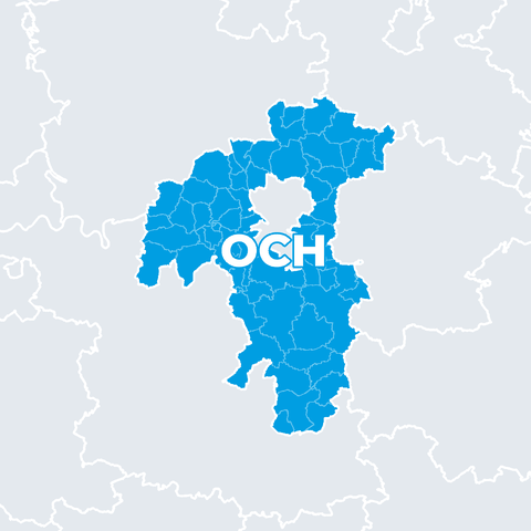 Karte Landkreis Würzburg (OCH)