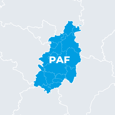 Karte Landkreis Pfaffenhofen an der Ilm (PAF)