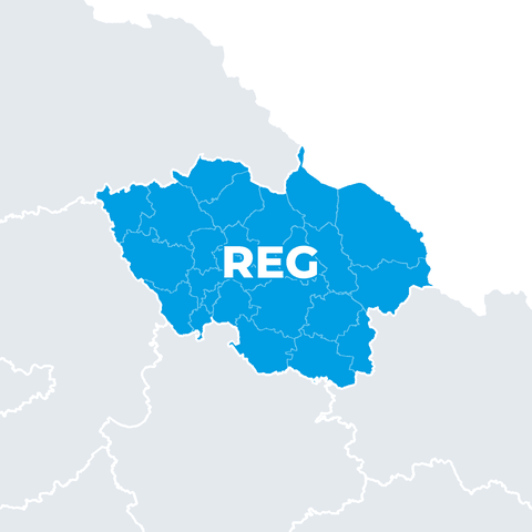 Karte Landkreis Regen (REG)