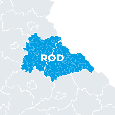 Karte Landkreis Cham, Landkreis Schwandorf (B 1–500, F 1–700, G 50–400 und I 100–1000) (ROD)