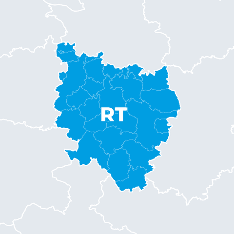 Karte Landkreis Reutlingen (RT)