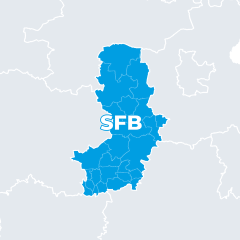 Karte Landkreis Oberspreewald-Lausitz (SFB)