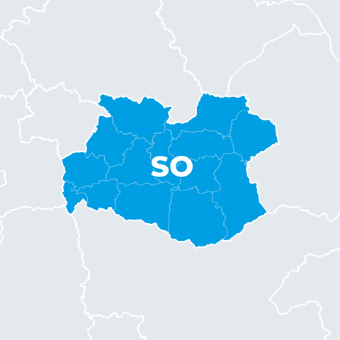 Karte Kreis Soest (SO)