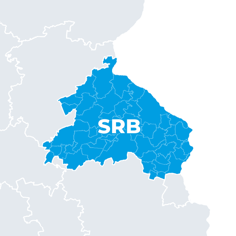 Karte Landkreis Märkisch-Oderland (SRB)