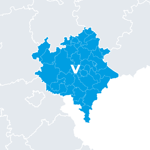 Karte Vogtlandkreis (V)