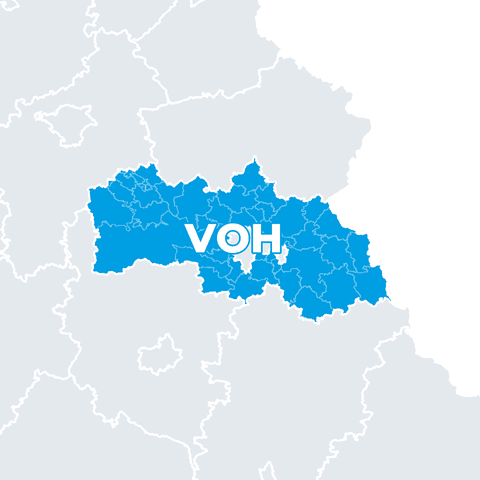 Karte Landkreis Neustadt an der Waldnaab (VOH)