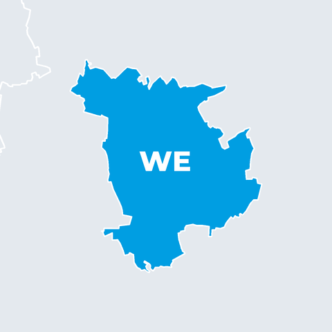 Karte Stadt Weimar (WE)